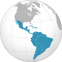 Region Map El Caribe y Centroamérica/Sudamérica
Caribbean & Central/South America